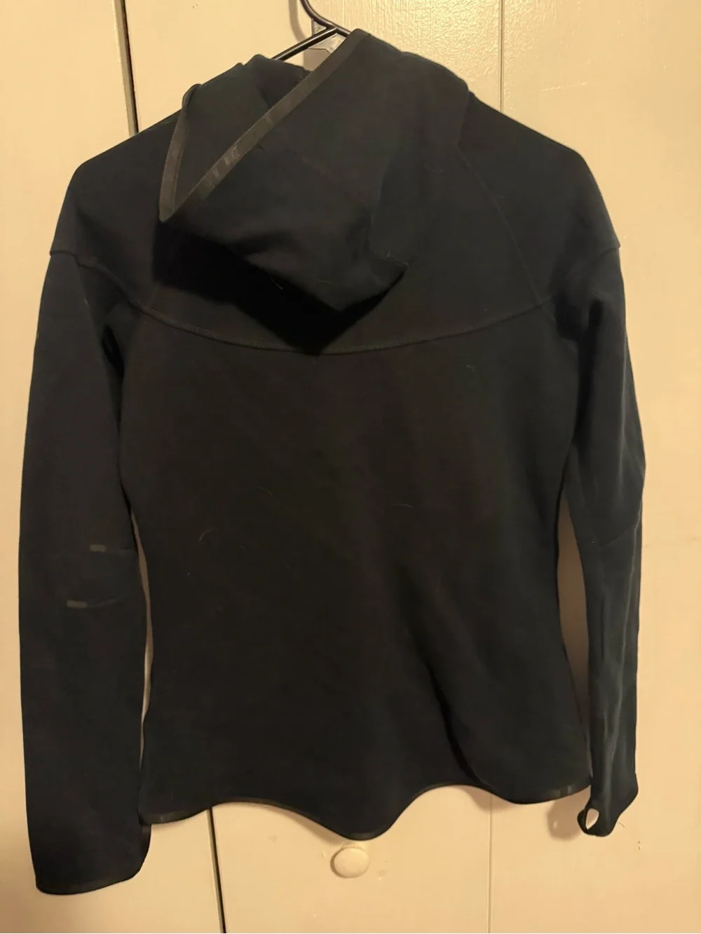 Nike Tech Women's Black Full-Zip Hooded Utility Jacket